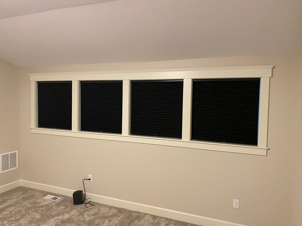 Expert Child and Pet-Friendly Norman Room Darkening Honeycomb Shades on Butler Rd in Monroe, WA Image