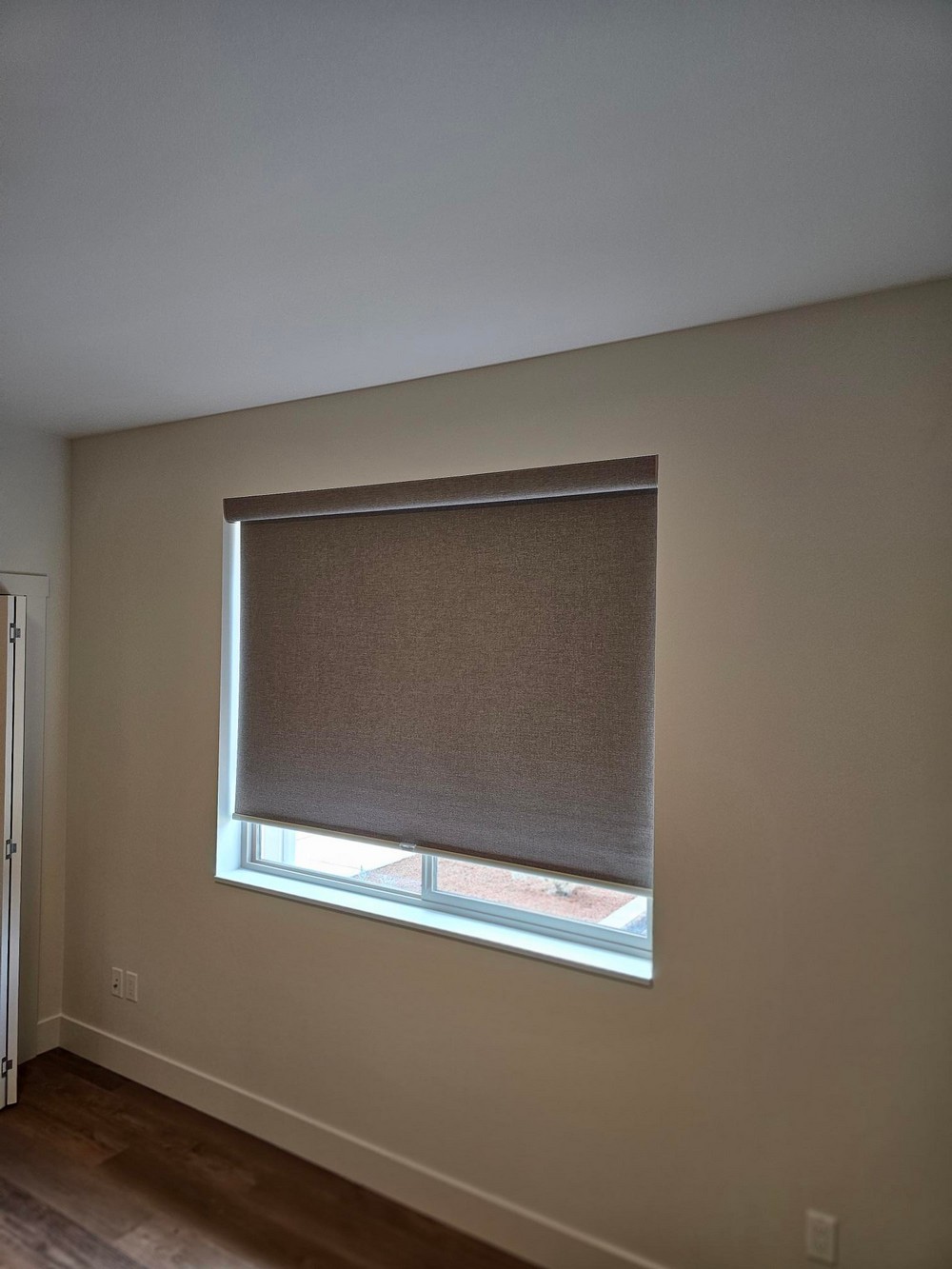 Elegant Room Darkening Cordless Roller Shades on Big Rock Rd in Duvall, WA Image