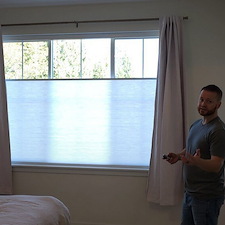 Unique Norman Smart-Motorization Top-Down Bottom-Up Honeycomb/Cellular Shades on NE 141st St in Duvall, WA Thumbnail